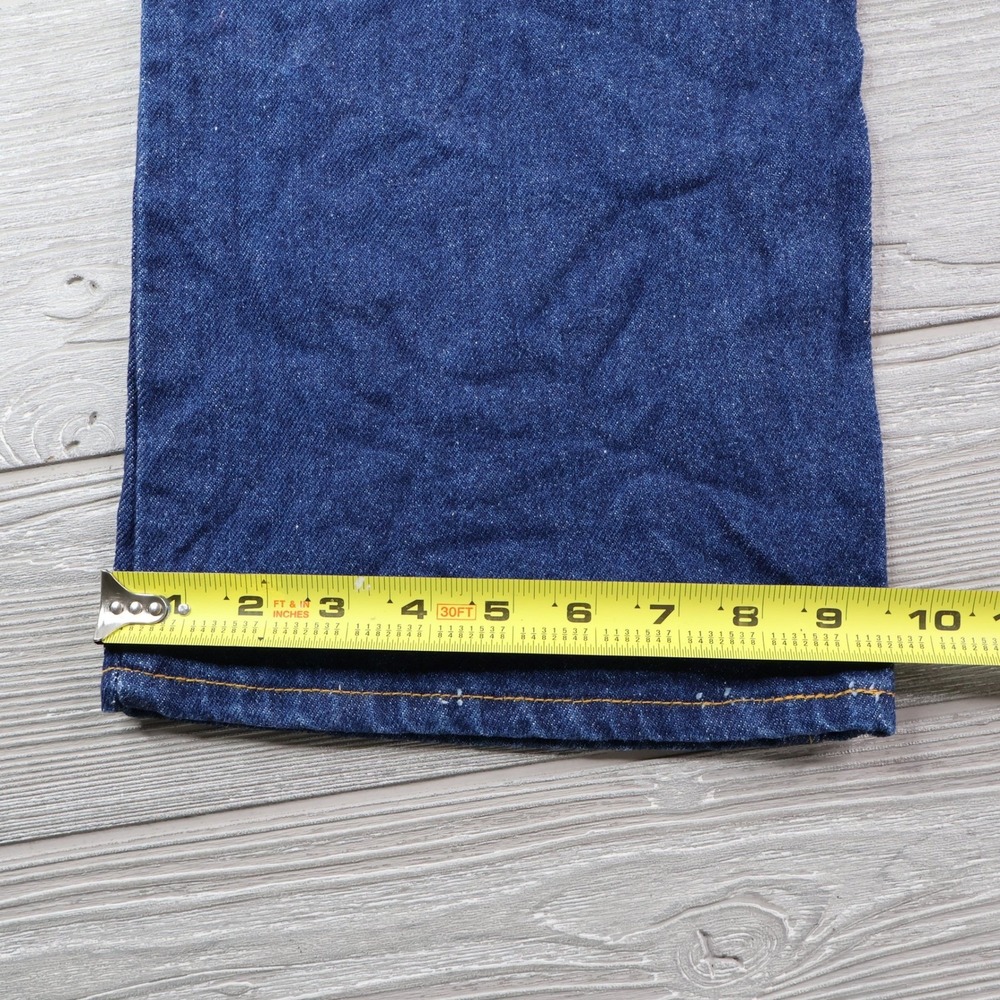 Vintage Levi's 517 Bootcut Jeans Men's 34x30 Orange Tab USA Denim 90s - Picture 10 of 10
